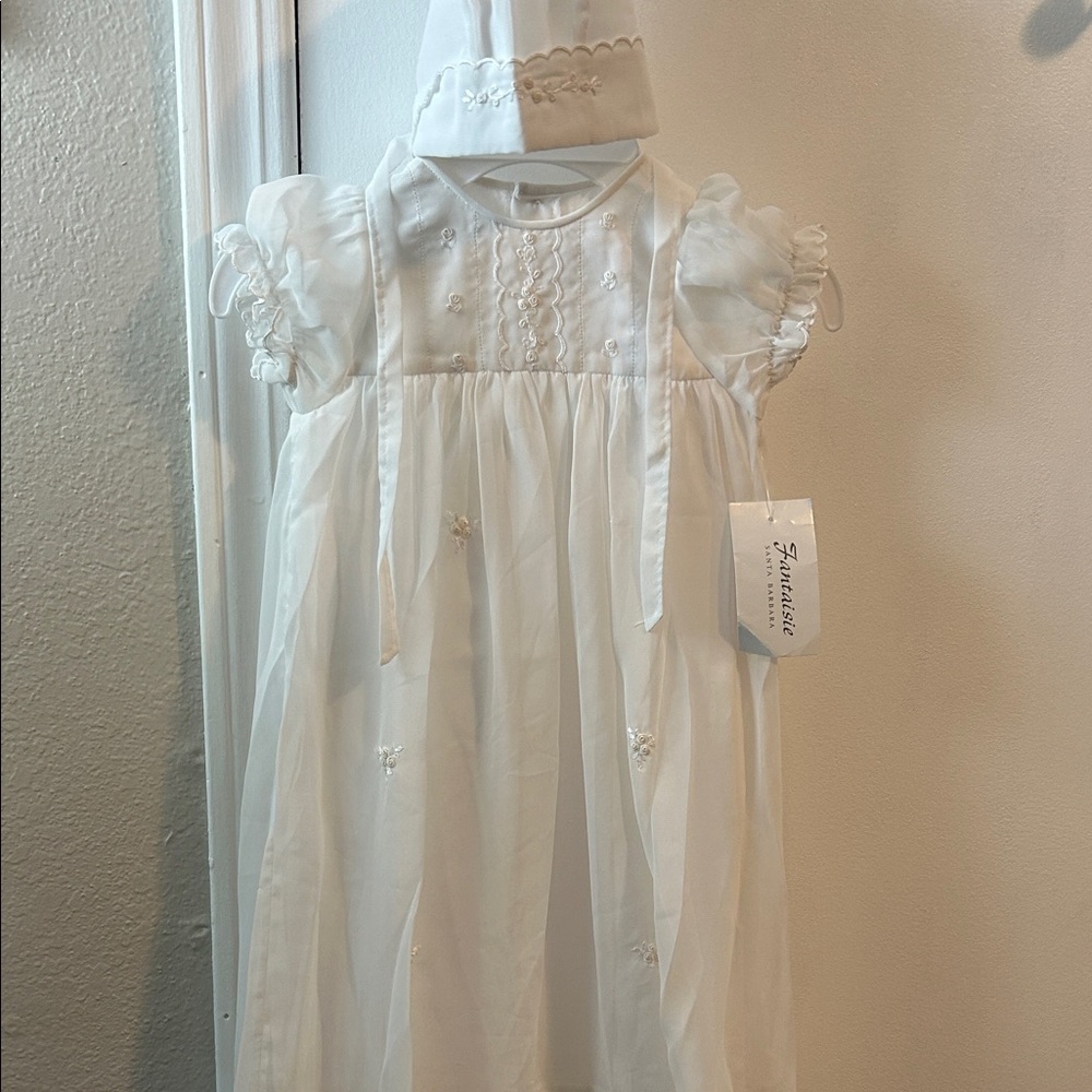 Elegant beige Christening matching Set